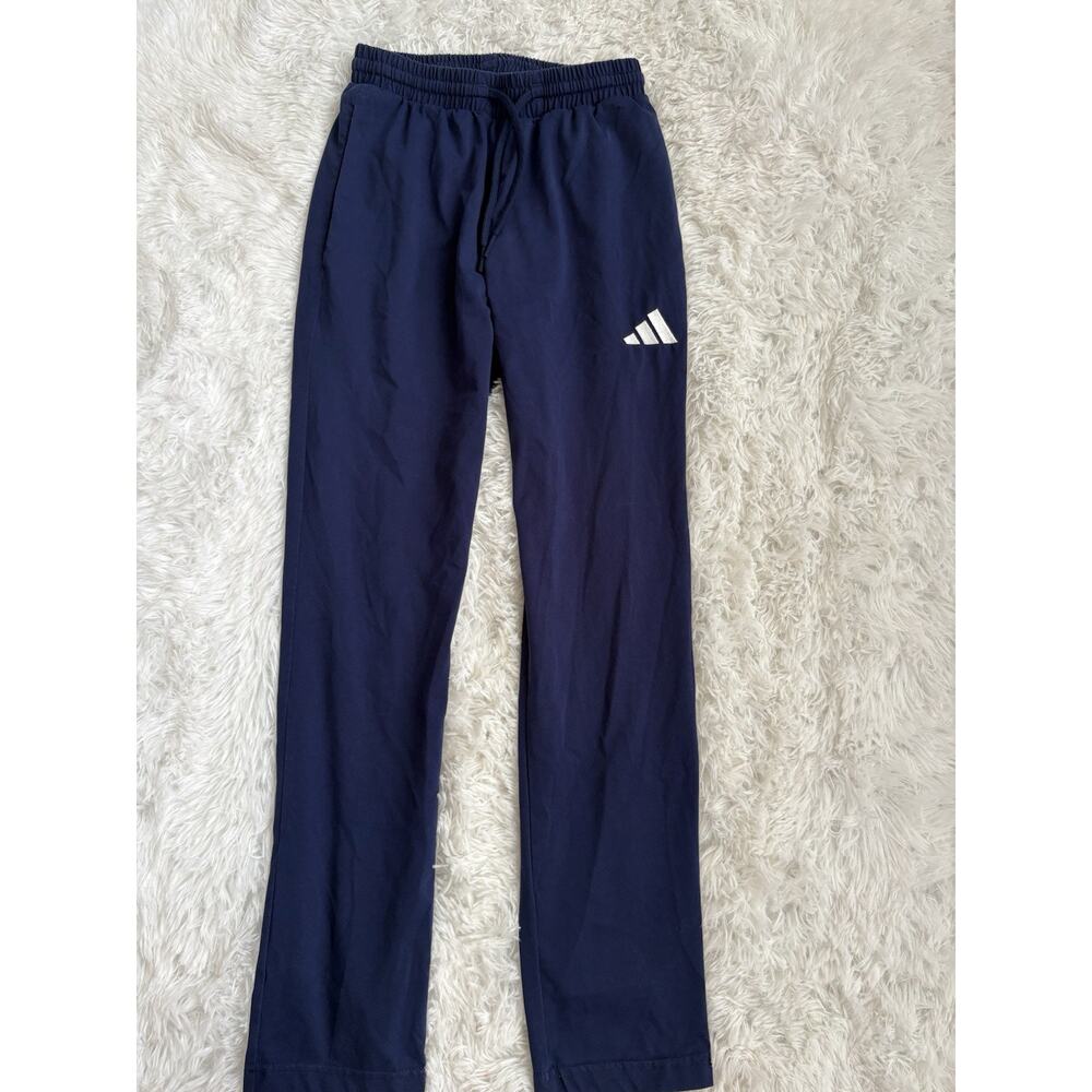 Adidas Essentials Small Logo Women’s XS Blue Jersey Pants. Grt Quality, Comf